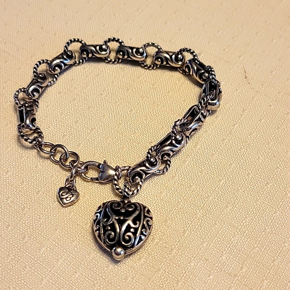 Brighton heart charm bracelet